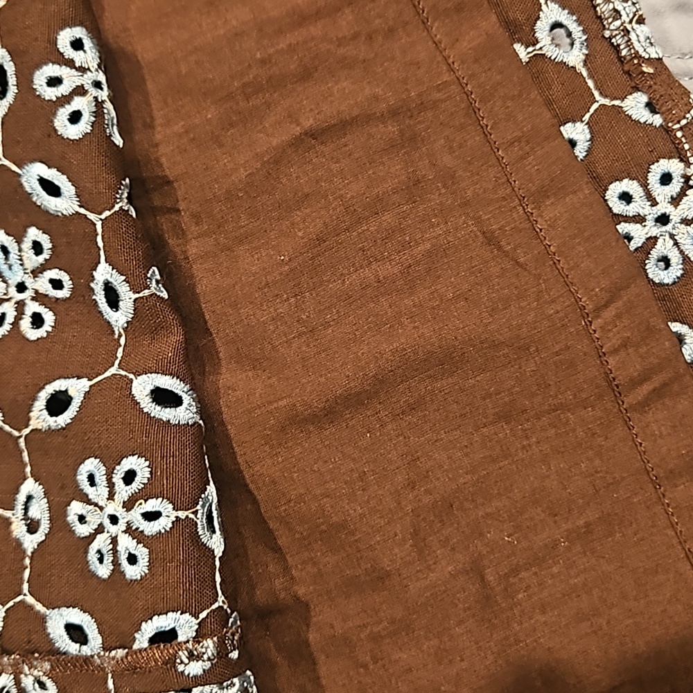 Vintage Harold's Eyelet Skirt - Picture 2 of 6